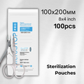 MicroStop Sterilization Pouches PRO 100×200 mm (100 pcs)