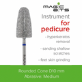 MAGIC BITS Pedicure Cone 10mm