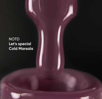 NAILSOFTHEDAY High Pigment gel polish, COLD MARSALA 10 ml