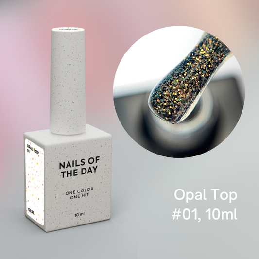 NAILSOFTHEDAY Opal Top Coat, 10 ml
