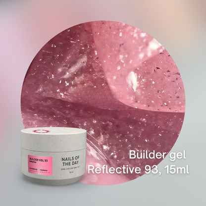 NAILSOFTHEDAY Reflective Builder gel, 15ml