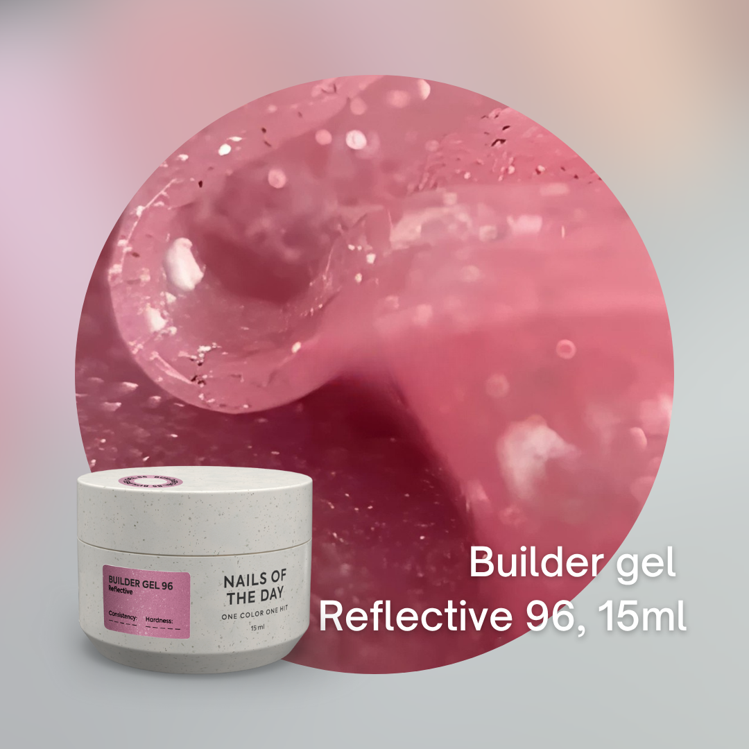 NAILSOFTHEDAY Reflective Builder gel, 15ml
