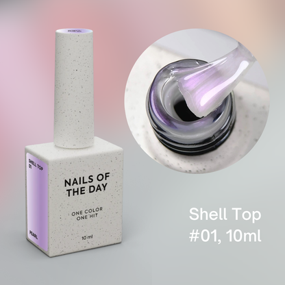 NAILSOFTHEDAY Shell Top Coat , 10 ml