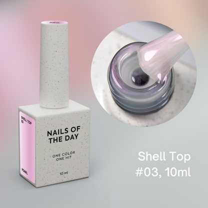 NAILSOFTHEDAY Shell Top Coat , 10 ml
