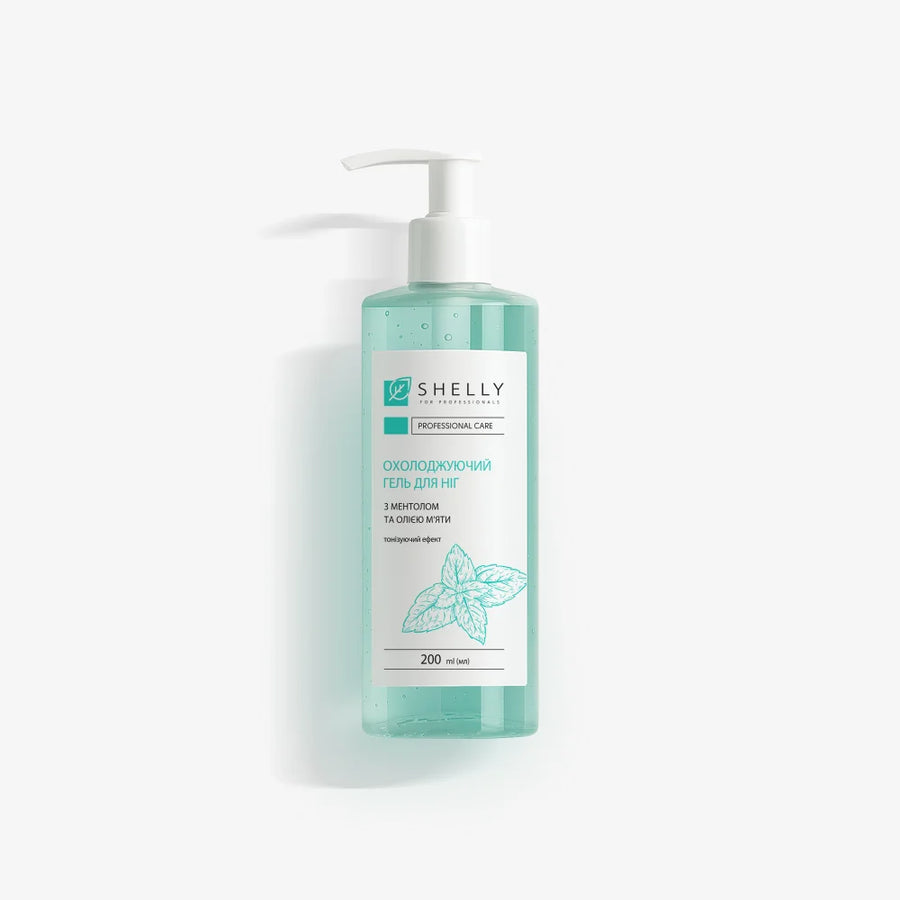 Shelly Cooling Foot Gel with Menthol & Mint Oil, 200 ml