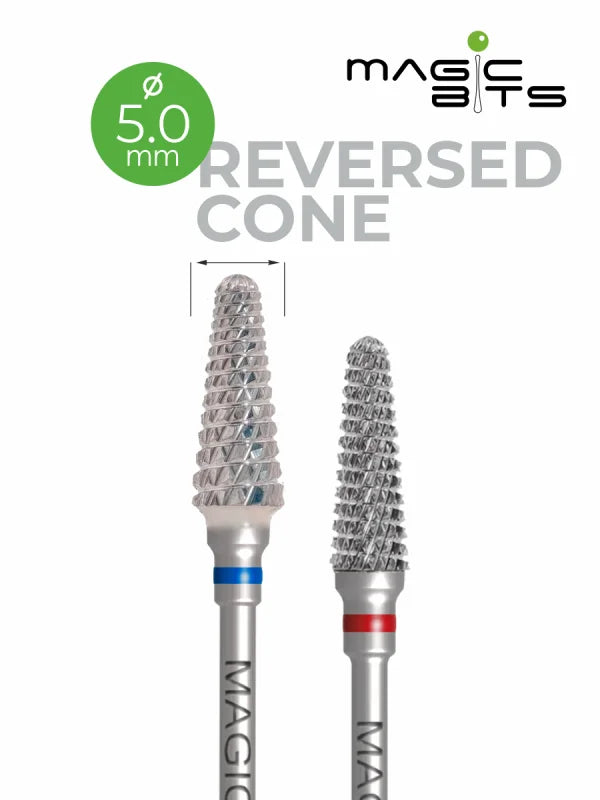 MAGIC BITS Reversed Carbide Bit, Cone shape