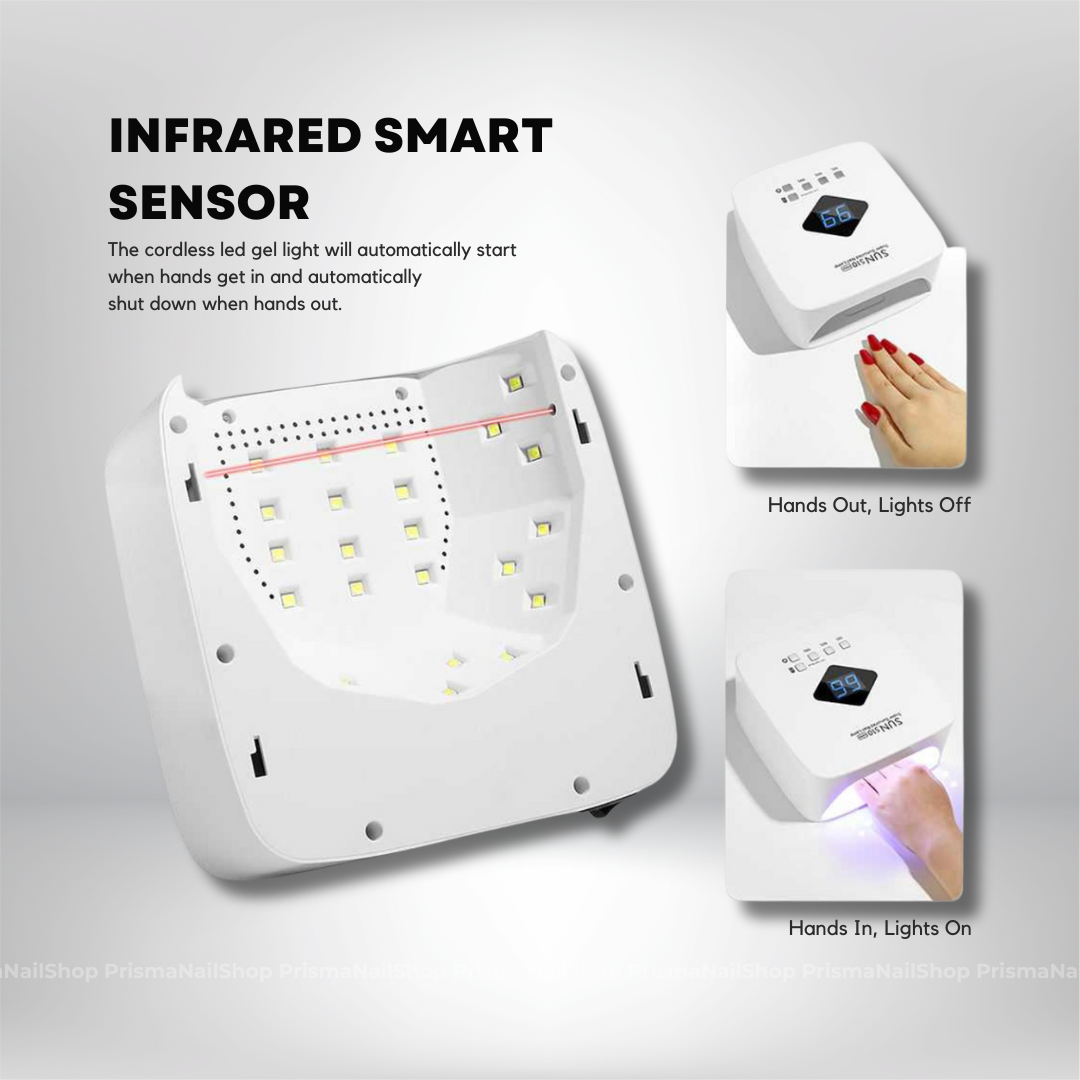SUN S10 UV/LED Nail Lamp Cordless
