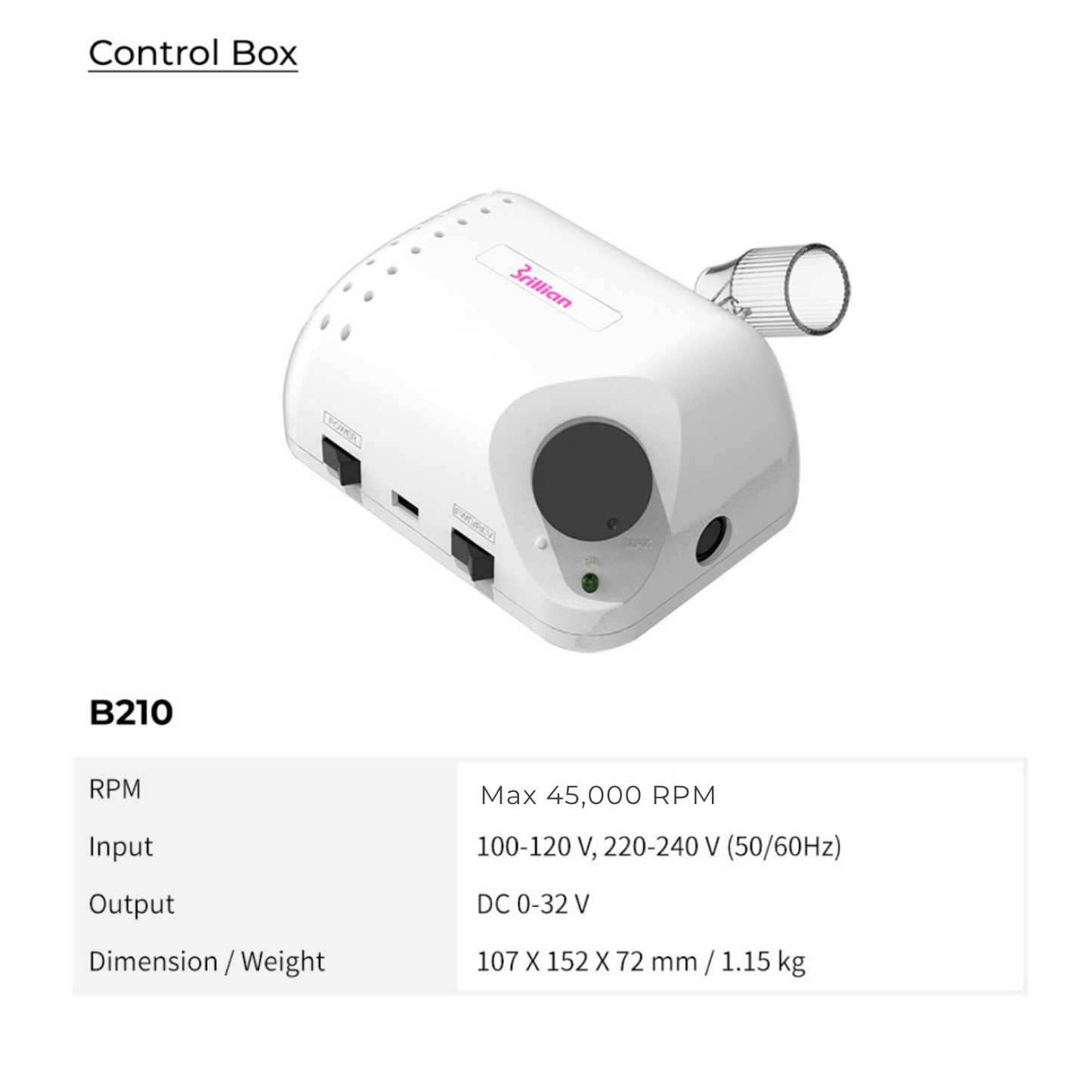 Saeshin Brillian B210 / 105LN, 45K RPM !!!NEW!!!