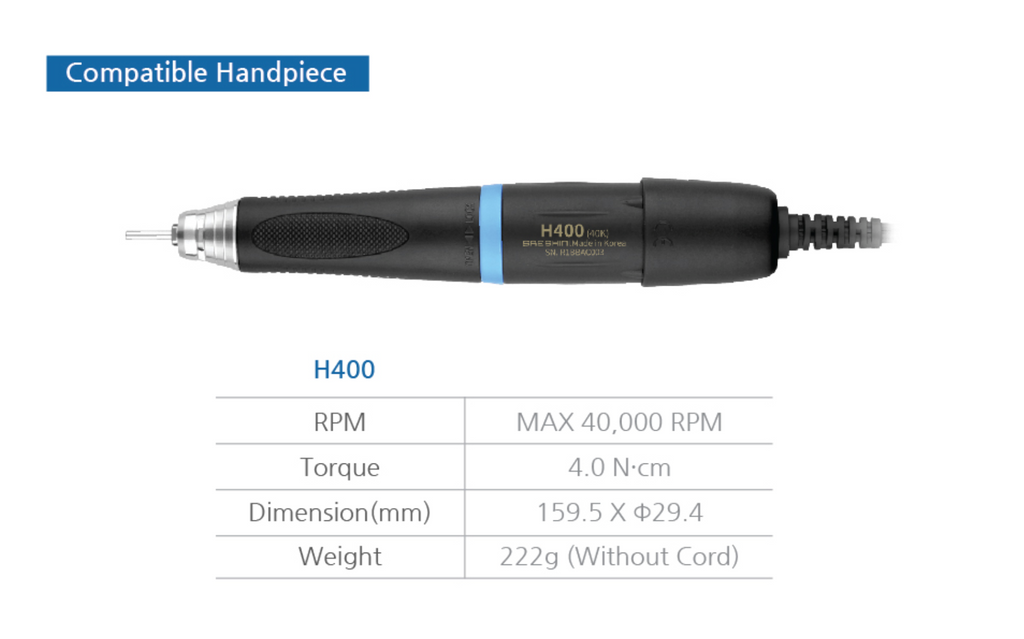 Saeshin STRONG 210 / H400, 40k RPM