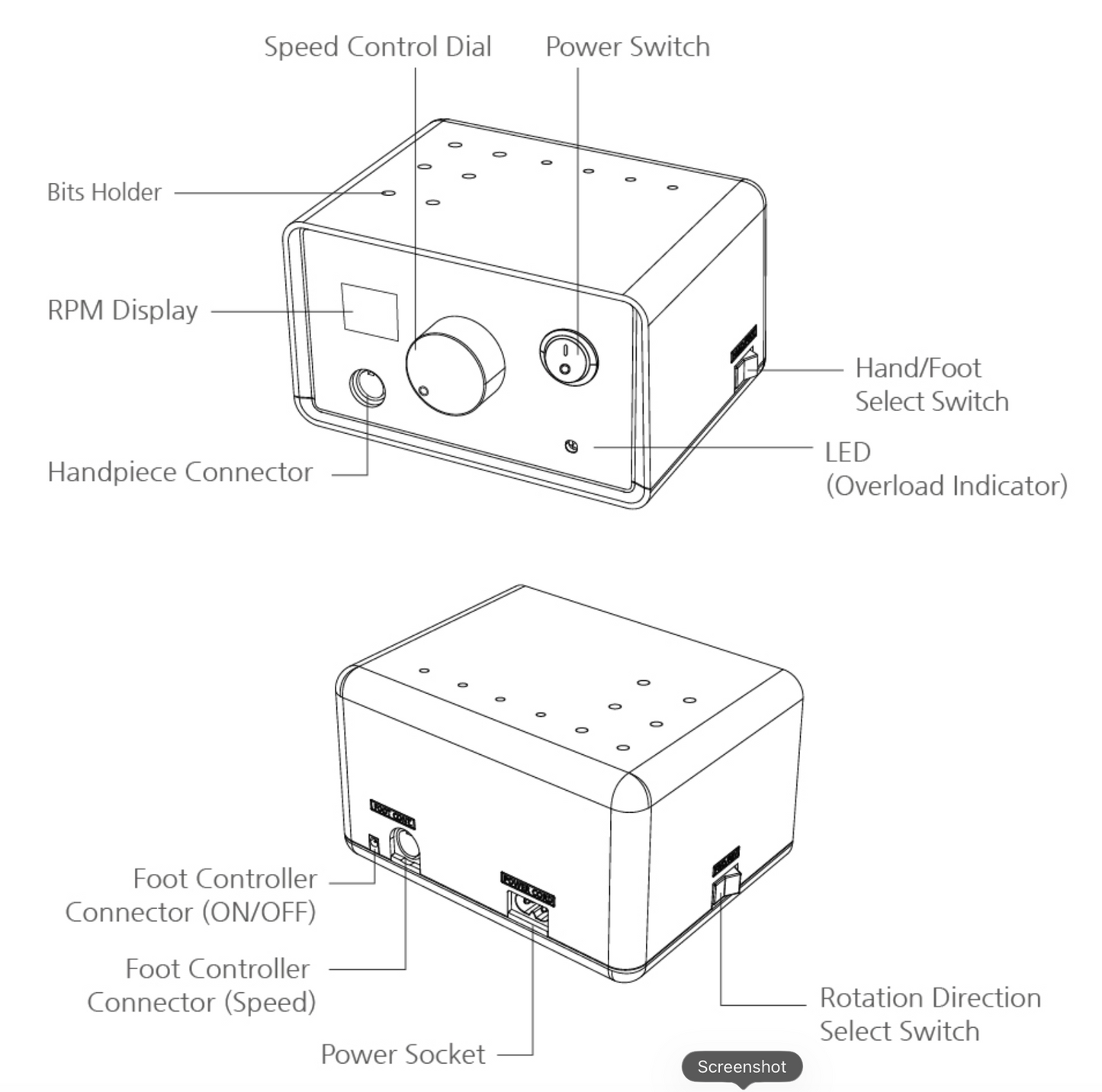 Saeshin Brillian B140D / 105LN, 45K RPM
