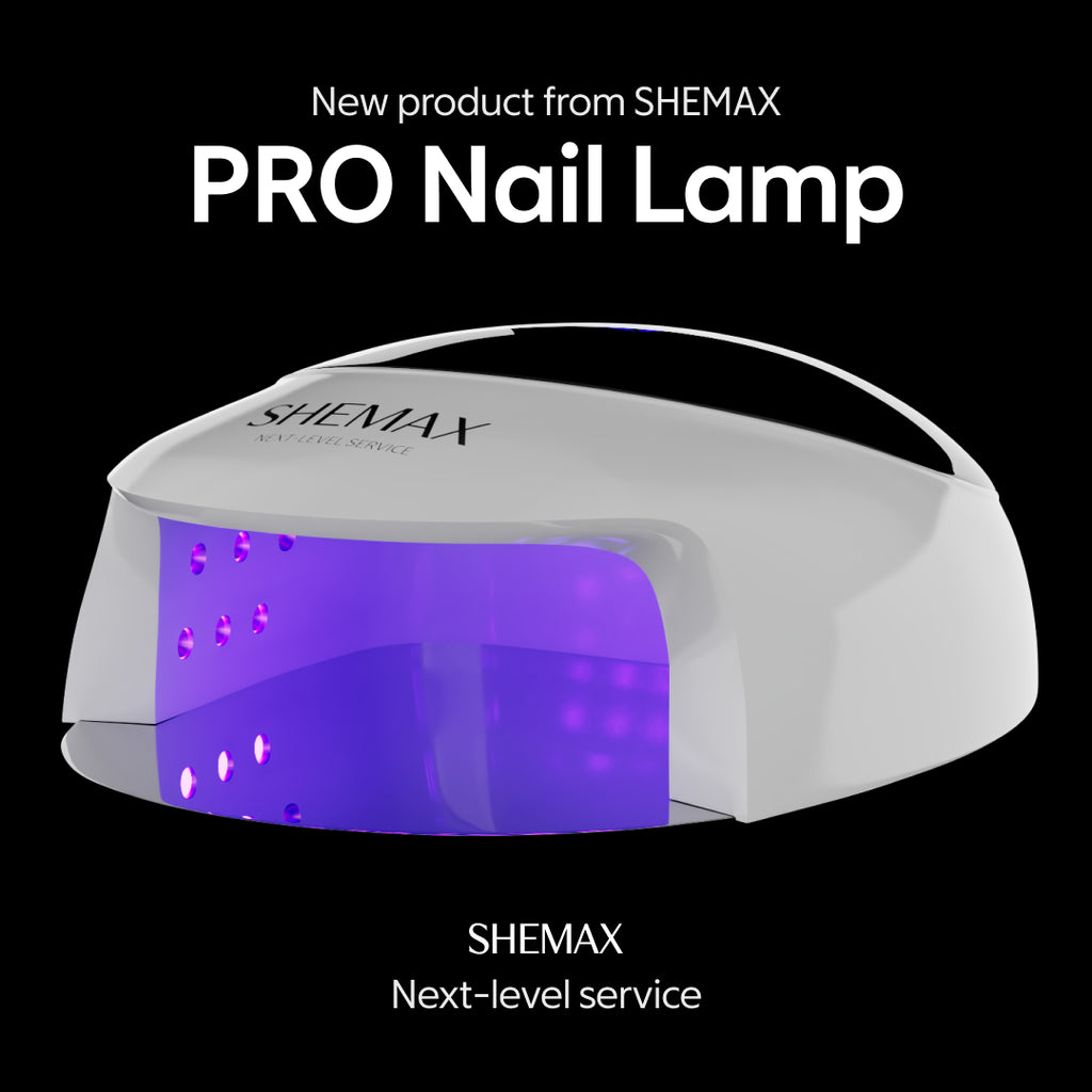 SheMax Pro Nail Lamp offers free shipping; innovative LED design with a cool beam for safe, effective manicures.