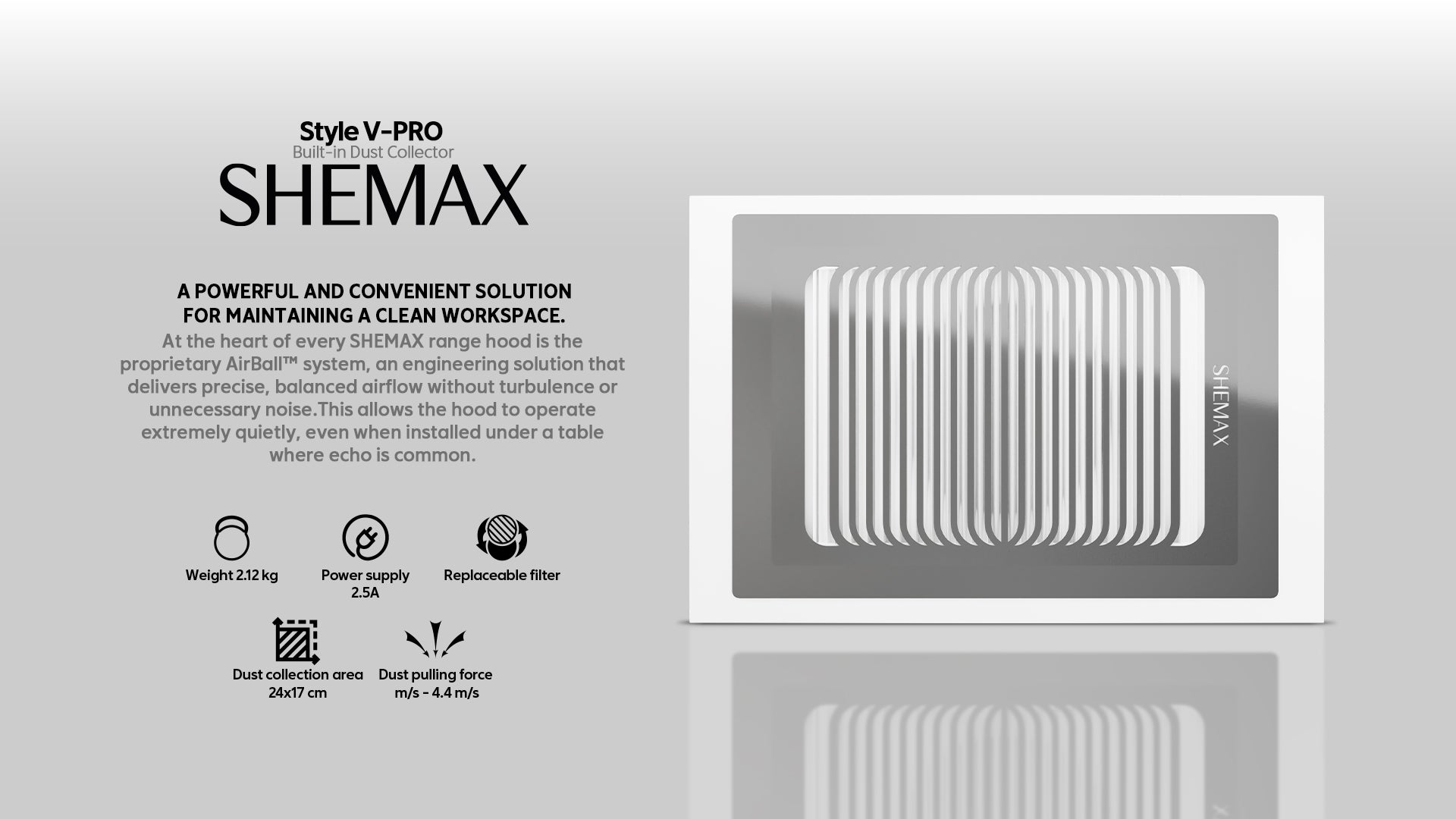 SheMax VPro Dust Collector
