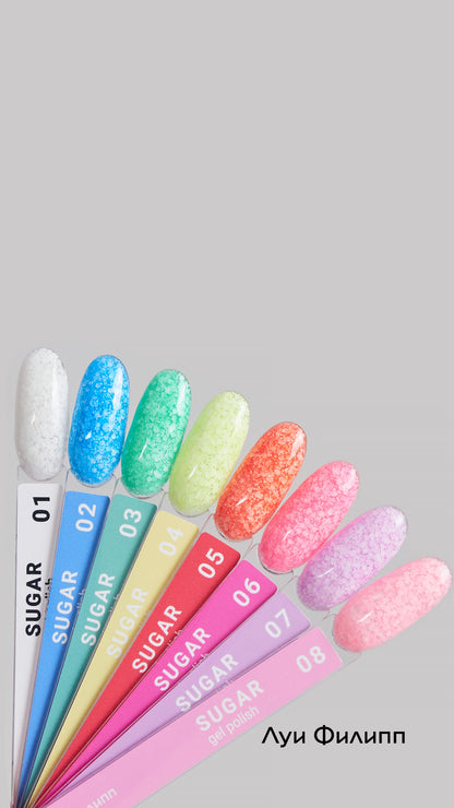 LuiPhilipp "Sugar" gel color collection, 15ml