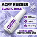 BSG ACRY Rubber elastic clear base 20 ml – liquid, elastic and self-leveling