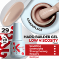 BSG KONFITYUR Hard Builder Gel Low Viscosity 20 ml — 29 Camouflage, English product card