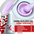 BSG KONFITYUR Hard Builder Gel Low Viscosity 20 ml — 79 Light purple, English product card