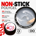 BSG Non-Stick Polygel 00 Transparent colorless, 13 ml — square English product card