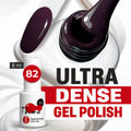 BSG THIXO Ultra-Dense Gel Polish 8 ml — 82 Black Plum, English product card