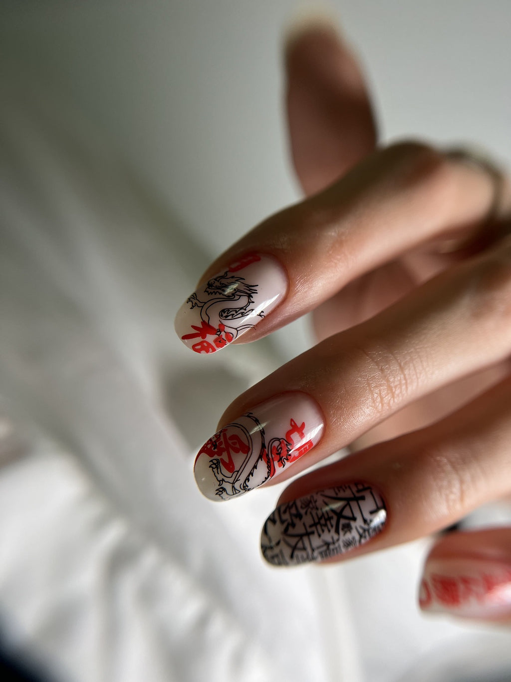 Swanky stamping plate, #137 "China Princess"