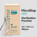 MicroStop ECO Sterilization Pouches 100x200 mm (100 pcs)