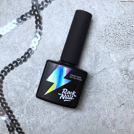 RockNail Super Black gel polish 10ml