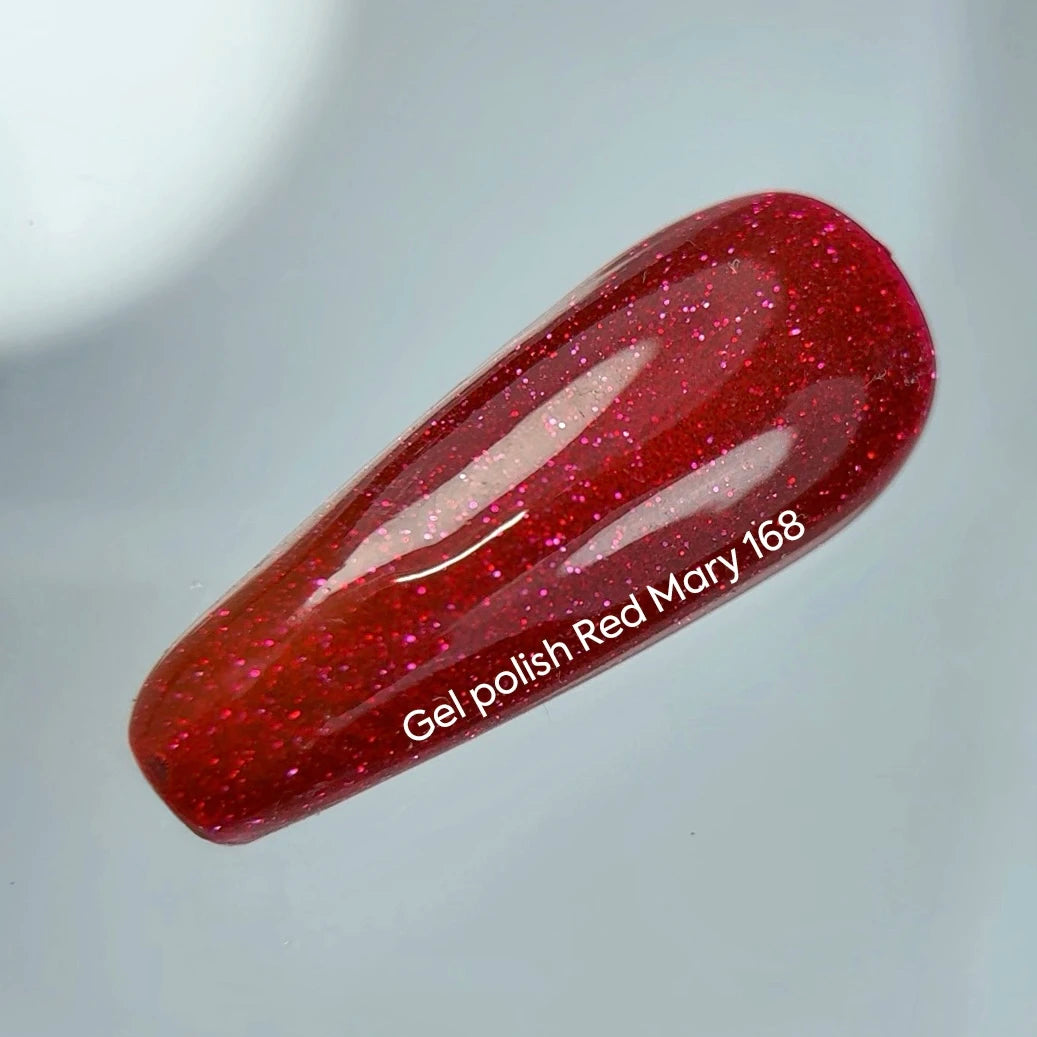 NAILSOFTHEDAY Reflective gel polish, RED MARY 10 ml