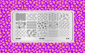 Go!Stamp stamping plate, #160 (Just Vibes)
