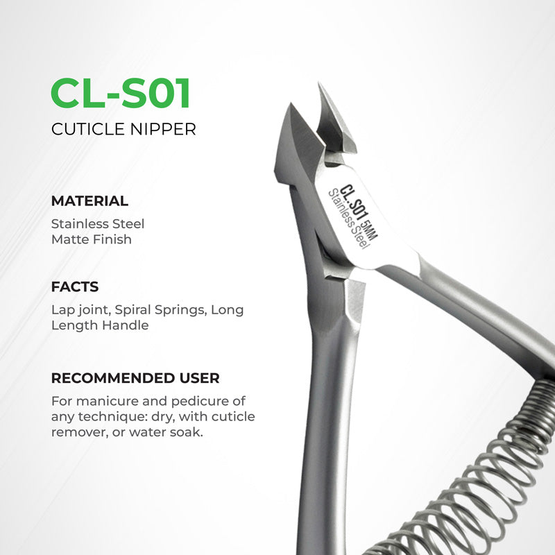 NGHIA CL-S01 cuticle nippers — detail view
