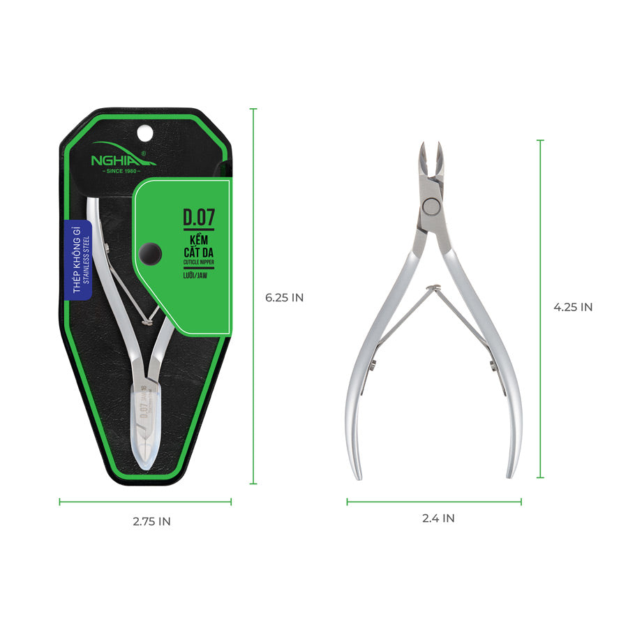 NGHIA D-07 cuticle nippers — product view