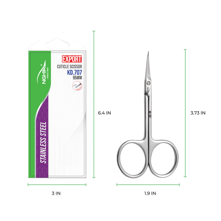 NGHIA KD-707 cuticle scissors — product view