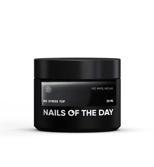 NAILSOFTHEDAY No Stress Top Coat, UV-free, 10ml