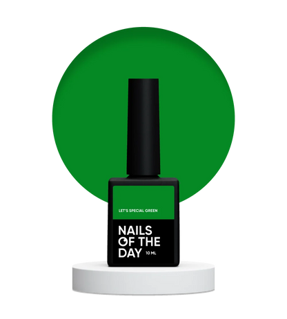 NAILSOFTHEDAY Let's Special gel polish, GREEN 10 ml