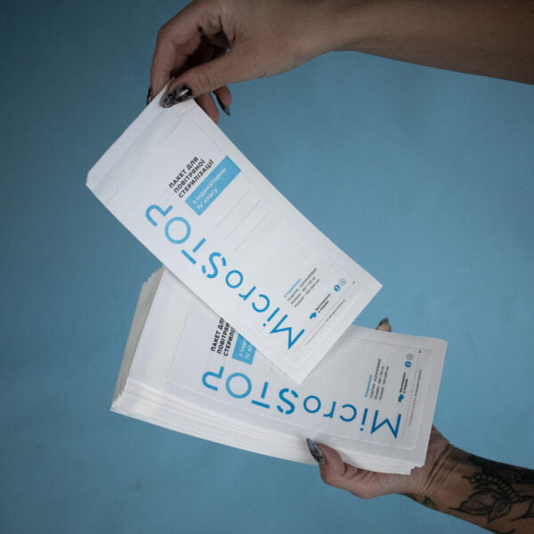 MicroStop Sterilization Pouches 100×200 mm (100 pcs)