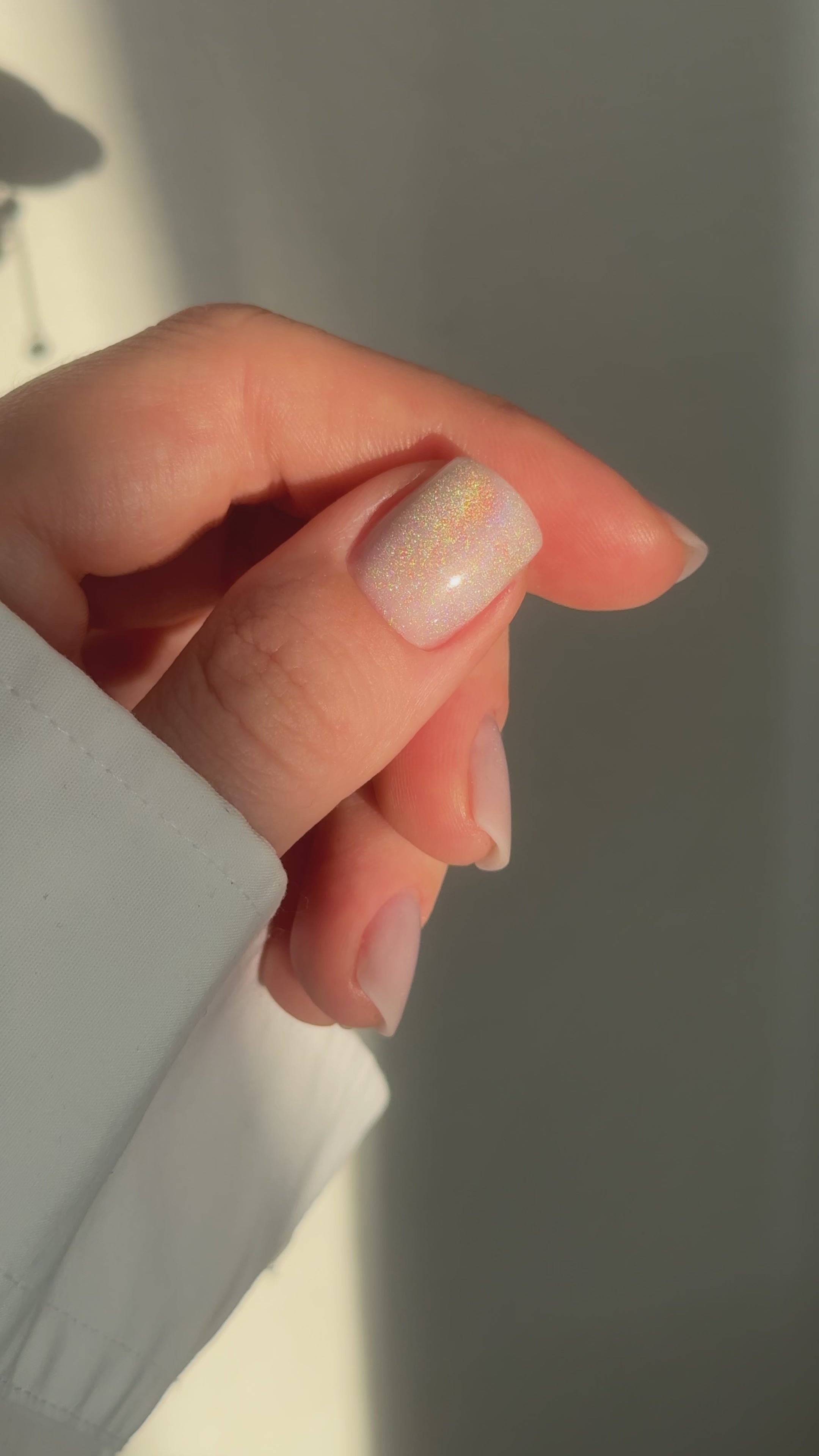 NAILSOFTHEDAY Cat Eye Holographic Top Coat , 10 ml