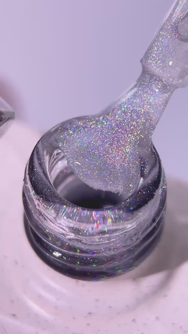 NAILSOFTHEDAY Cat Eye Holographic Top Coat , 10 ml