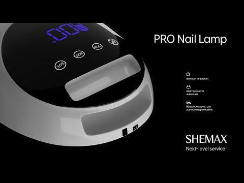 SheMax Pro Wireless Nail Lamp/ 1 Year Warranty