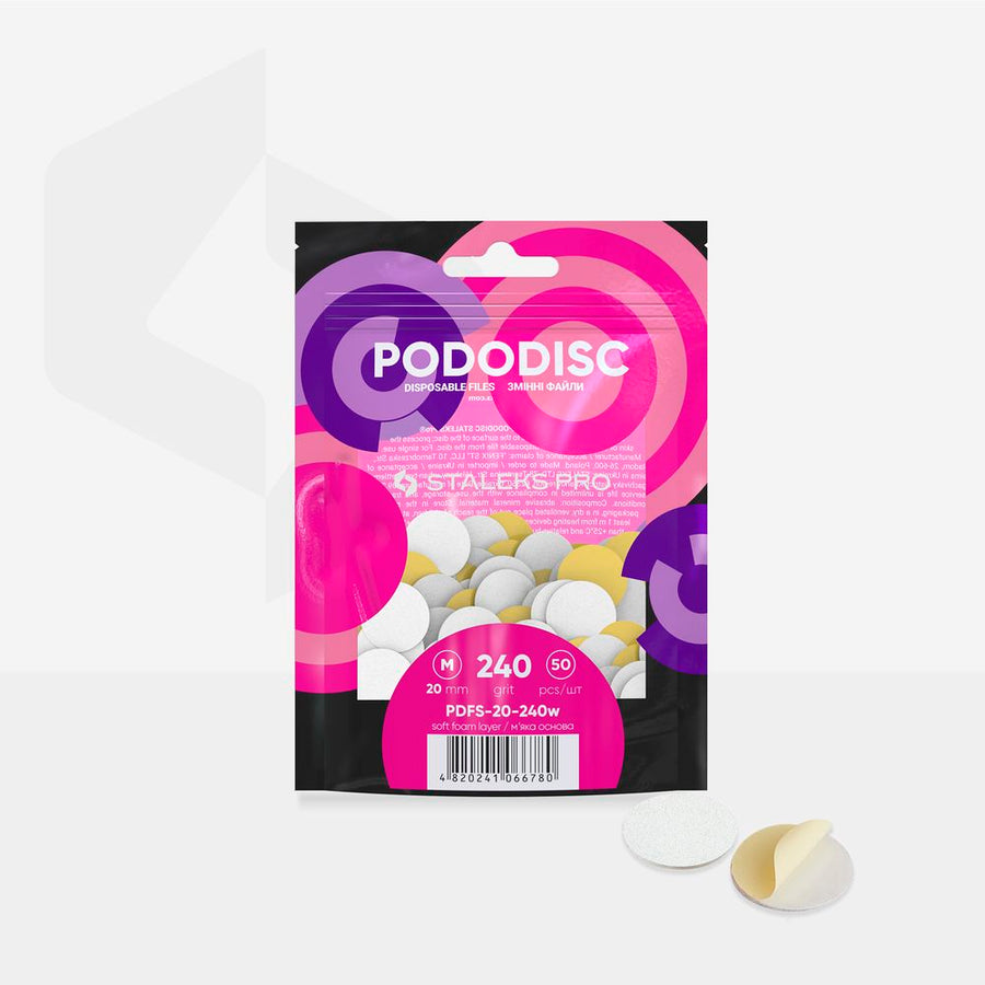 Staleks Disposable Soft Pads – 20 mm (50 pcs)