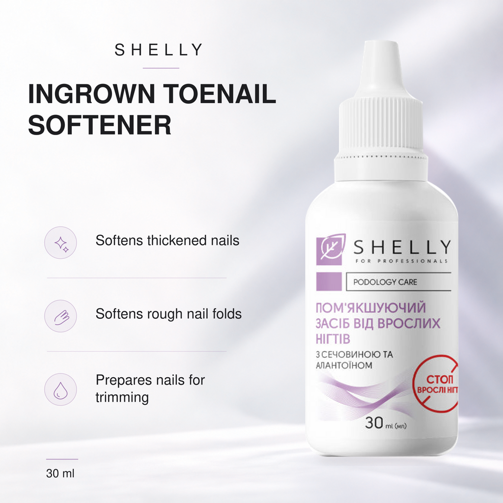Shelly Ingrown Toenail Care Complex — Softening agent for ingrown toenails (30 ml) — product features
