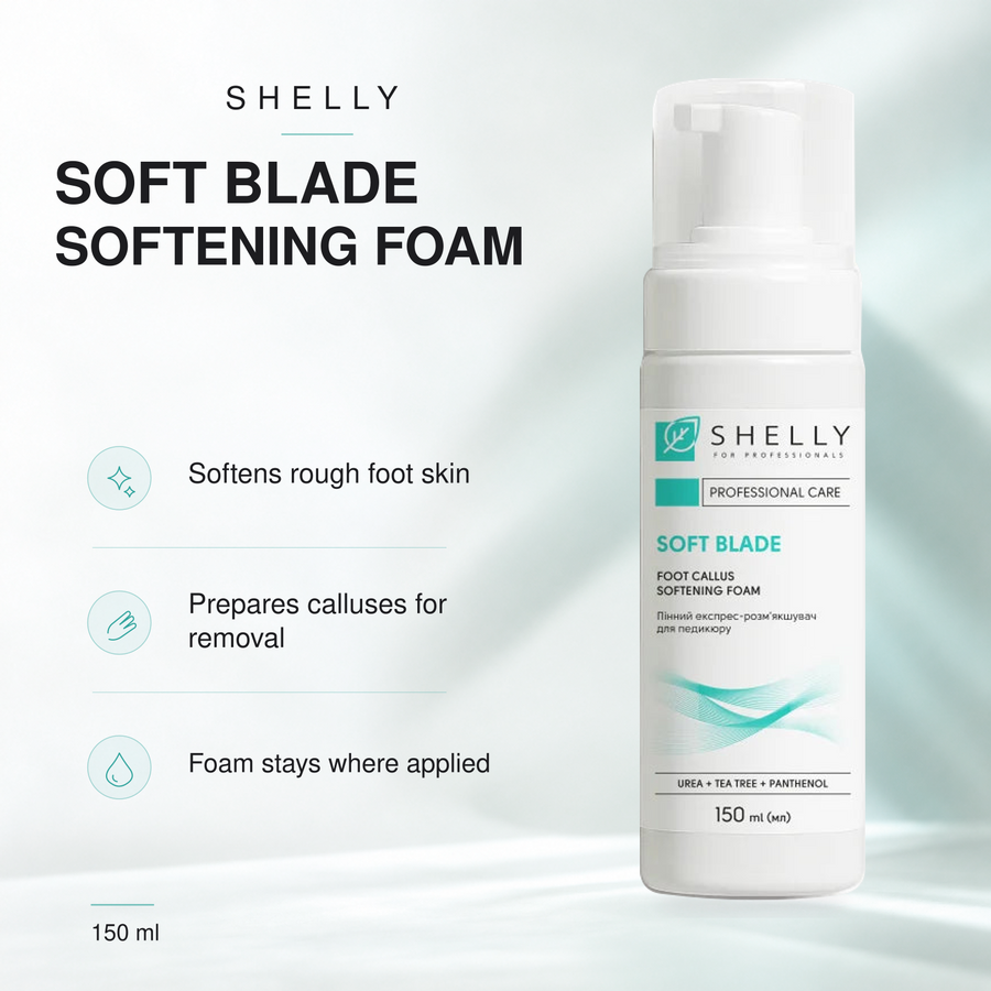 Shelly "Soft Blade" Softener Foam, 150ml