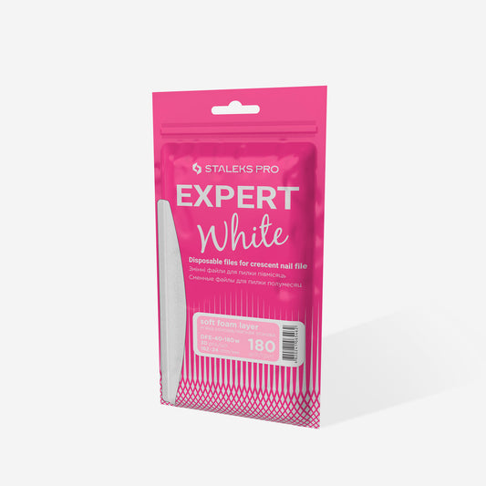 Staleks Expert 40 Disposable White Files 180-Grit