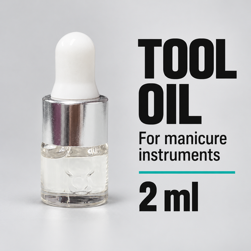 Tool oil, 2 ml, in a clear glass dropper bottle